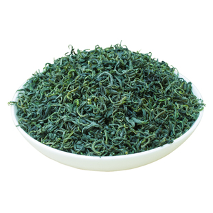 绿茶2025年新茶特级高山雪青香茶高香浓郁耐泡农家茶 袋装500克