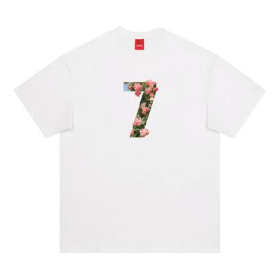 查尔斯桃心无性别短袖T恤