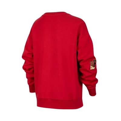 Jordan耐克大童加绒圆领