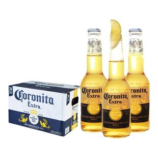 墨西哥进口科罗娜啤酒淡爽黄啤酒355ml*24瓶CORONA整箱临期清仓