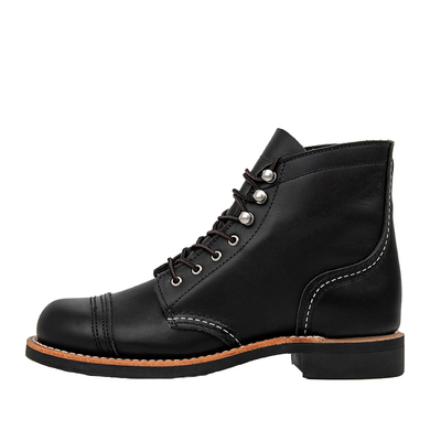 红翼3366工装靴圆头女靴