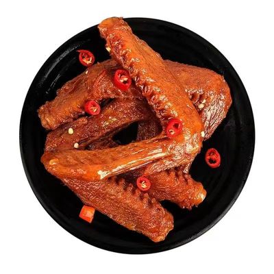 香辣鸭翅开袋即食湖南特产小零食