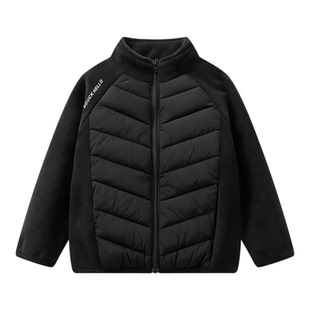 2025新款童装薄棉衣中大童男童短款外套女童校服内搭神器