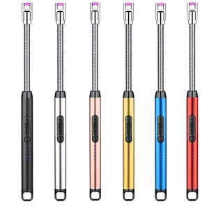 脉冲点火器气炉灶打火机长手柄电子点火枪棒防风充电充气保护自动