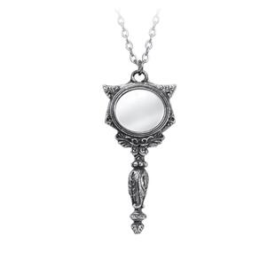 Alchemy Gothic P889 A牌朋克创意猫奴铲屎官手镜猫咪项链吊坠女