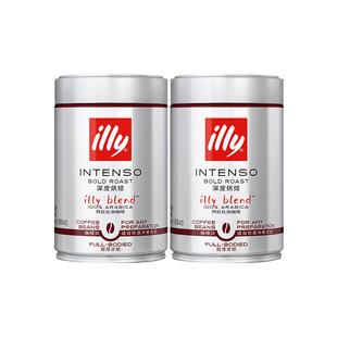 illy意利咖啡豆原装进口意式拼配阿拉比卡现磨手冲手磨粉深烘美式