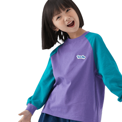 kuuyoo长袖休闲儿童打底衫