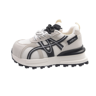 超火欧货厚底老爹鞋女增高显脚小2026新款春季百搭运动休闲阿甘鞋