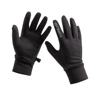 探路者户外徒步手套男女冬季加厚抓绒保暖舒适登山骑行防滑可触屏