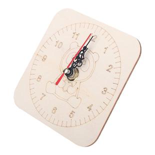 科技小制作DIY自制时钟手工小发明钟面材料幼儿园钟表制作材料包