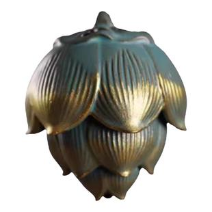 倒流香炉吊球莲心盘香禅意莲花吊挂球陶瓷创意摆件室内家用沉檀香