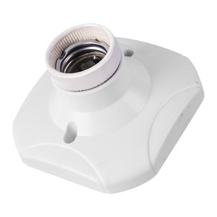 国际电工E27大螺口灯座通用螺旋灯头底座86明装阻燃陶瓷芯防短路