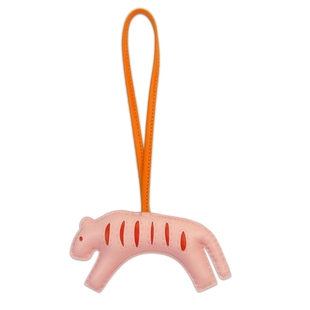 H家小老虎挂饰小马驹挂件Roo纯手工缝线绵羊皮真皮女包猎豹子吊饰