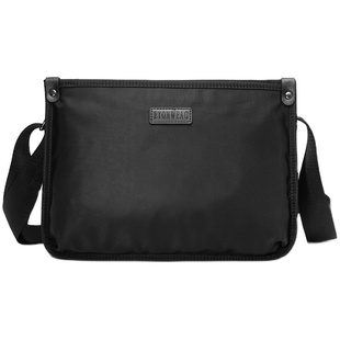 轻商务男士单肩包牛津布休闲斜挎包横款iPad包防水文件包斜挎包