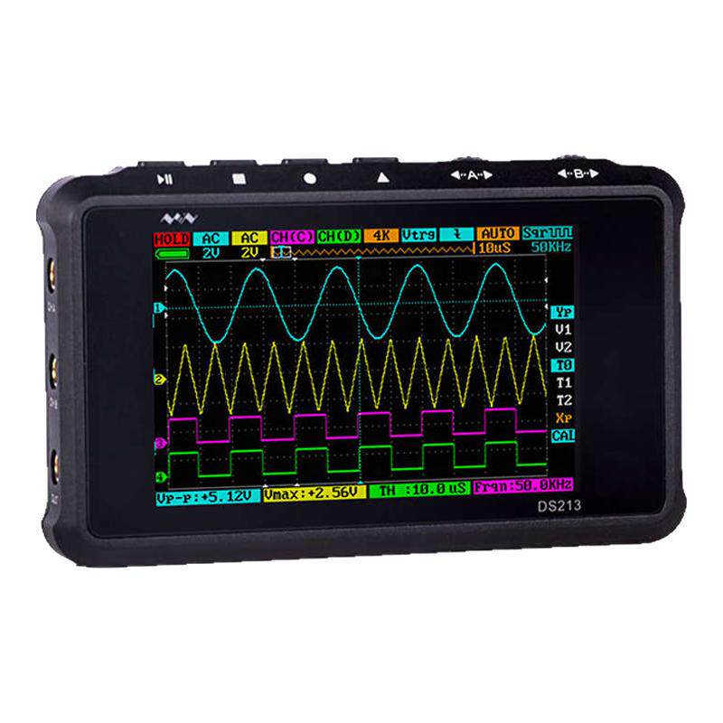 mini袖珍示波器DS213stm32开源100M数字掌上微型示波器迷你手持