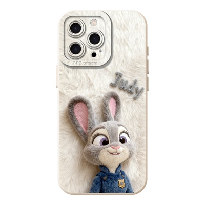 疯狂动物城2适用苹果15手机壳iphone13promax小米14华为pura70尼克mate60pro朱迪17红米k70情侣k80至尊16毛绒