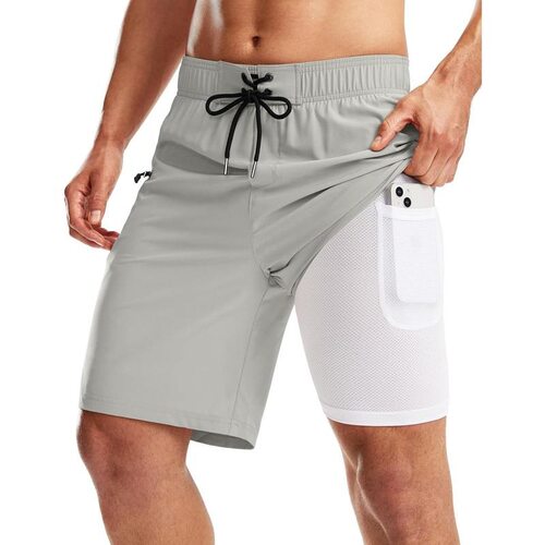 T 18606 Men's Quick Dry Swim Shorts 男士沙滩短裤 欧美跨境