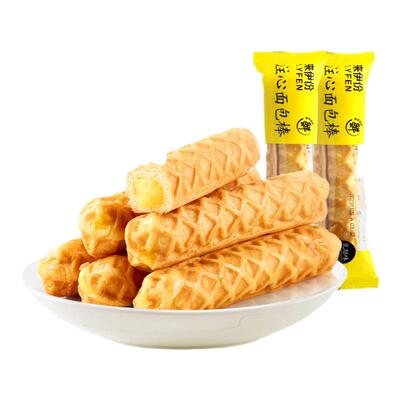 来伊份注心面包棒500g饱腹充饥