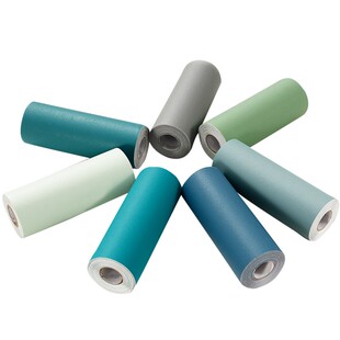 粉色墙纸卧室宿舍寝室墙面翻新贴纸自粘客厅家用纯色防水防潮墙贴