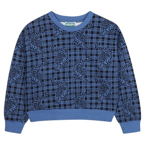 【2025秋冬新品】KENZO KIDS童装儿童休闲老虎图案圆领卫衣K61360