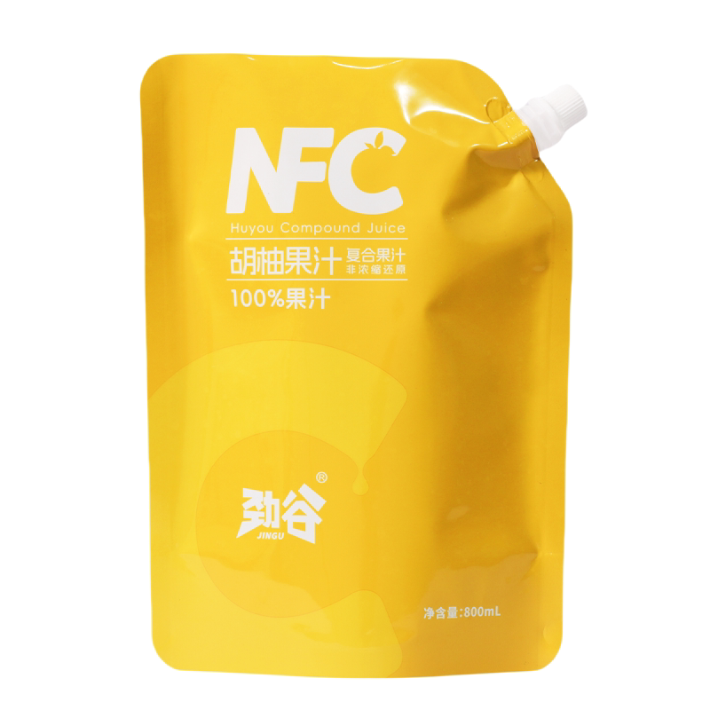 劲谷 nfc果汁常山百分百胡柚复合饮料800ml*2袋送礼工厂直营批发
