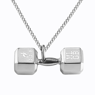 美国chiseled麒司潮牌哑铃项链