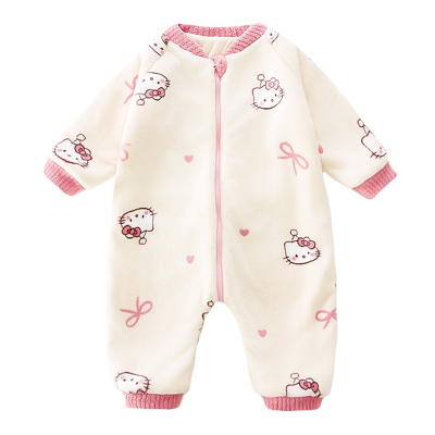 女童珊瑚绒保暖双层加厚家居服