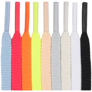 6mm细窄扁平鞋带扁头适配男女运动鞋耐克飞马跑鞋白黑色 原装品质