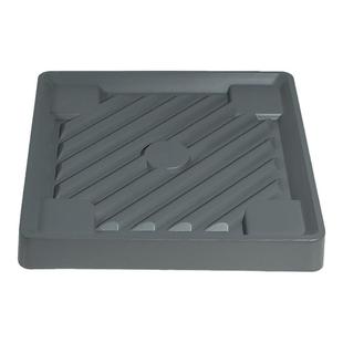 正方形花盆托盘移动带轮滚轮万向轮塑料透气加厚大号四方绿植底座