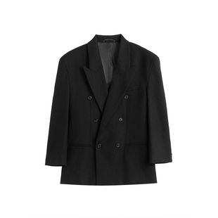 INSOMNIA失眠者 原创气质痞帅chic陈桂林阔版垫肩羊毛西装外套男