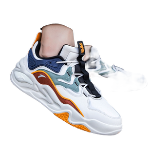 安踏男鞋板鞋官方旗舰2025冬季新款男士休闲鞋正品鞋子皮面运动鞋