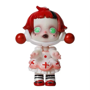 skullpanda吊卡海外手办公仔合集怪诞黑白女仆梅花士兵镜中入画xg