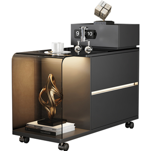 意式极简沙发边几侧边柜可移动客厅小茶几轻奢高级感角几2025新款