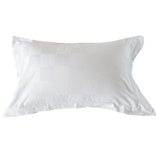 全棉100支白色 抱枕套靠垫套 方形沙发床上靠枕套