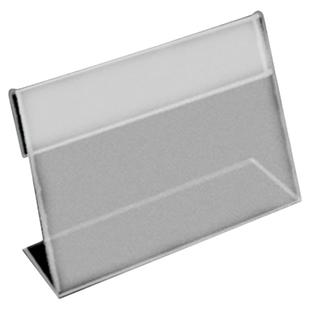 亚克力透明展示架桌面台卡台牌展示夹商品标签价格牌标价台立10个