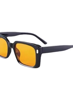 墨镜小红书黄色街拍个性风太阳镜