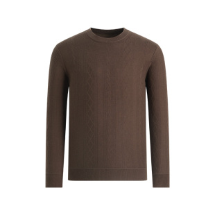 [可机洗]杉杉羊毛针织衫男款2026秋冬新品老钱风男士毛衣内搭打底