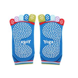 防滑瑜伽袜普拉提袜子女士五指袜运动袜 瑜珈袜透气地板袜按摩袜