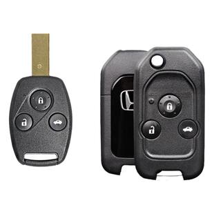 本田钥匙外壳飞度奥德赛思域锋范8八代雅阁CRV汽车遥控器改装折叠