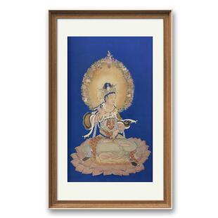 莲座文殊像临摹套装工笔佛像线稿白描底稿画稿简沥郦讲解视频教程