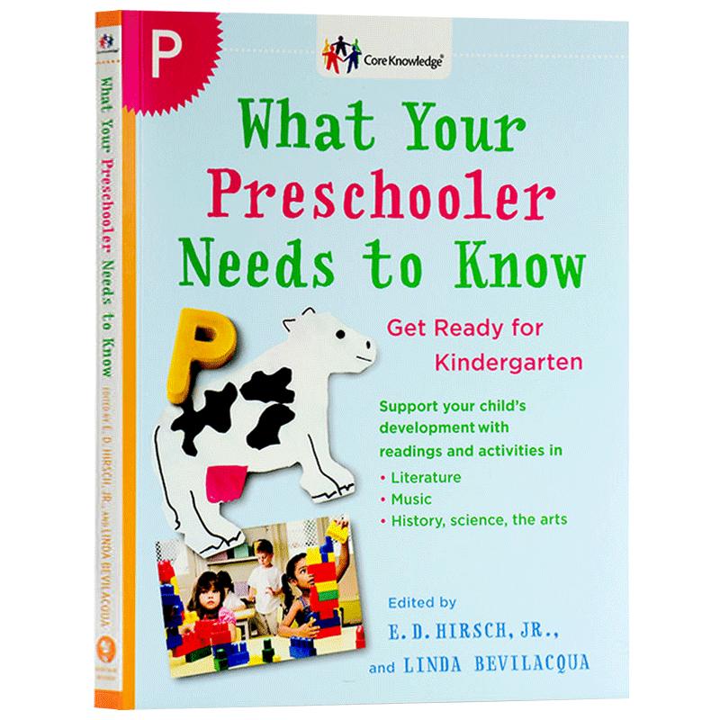 幼儿园全科核心知识英语读本 英文原版 What Your Preschooler Needs to Know Get Ready for Kindergarten 英文版学前儿童须知