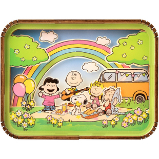 猫的天空之城史努比联名摆件床头小夜灯女孩卧室床头灯生日礼物