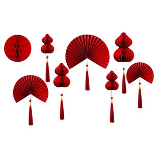 2026马年新年装饰挂件过年迎新灯笼挂饰店铺场景春节年味氛围布置