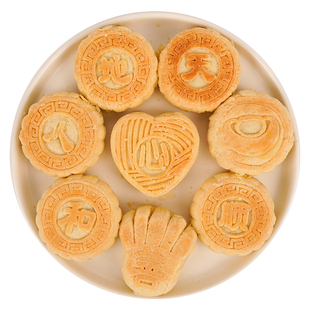 素京八件京味酥皮纯素素食传统佛家枣泥核桃五仁素糕点素饼茶点