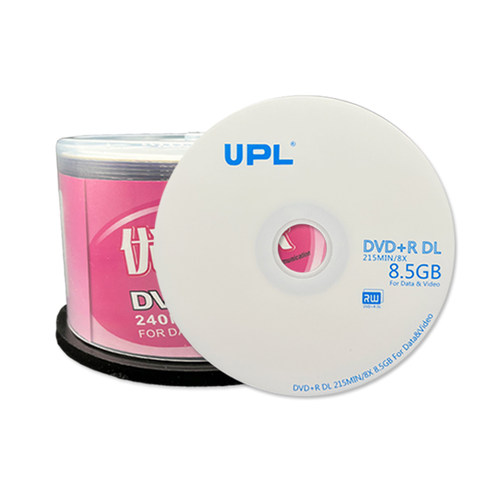 UPL  啄木鸟DVD+R DL 8X D9 空白DVD刻录光盘8.5G大容量 双层50片
