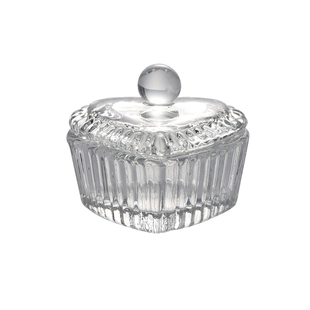 网红款美甲洗笔杯玻璃带盖高透水晶杯装洗笔水液店用工具光疗笔筒