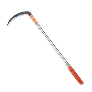 加厚锰钢锻打农用镰刀柴刀特快割草刀加长防滑柄收割玉米小麦镰刀