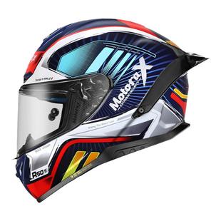 MOTORAX摩雷士R50S航海王火影忍者摩托车头盔全盔四季男女大尾翼