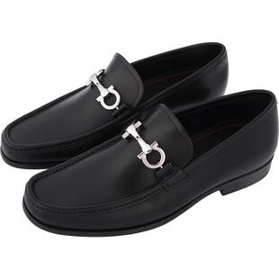 [保税仓]FERRAGAMO菲拉格慕男士莫卡辛鞋乐福鞋高端牛皮休闲皮鞋