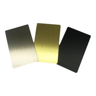 高质感不锈钢金属NFC电子名片金属射频识别NTAG215金属Nfc空白卡